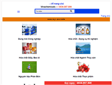 Tablet Screenshot of hoachatvina.com
